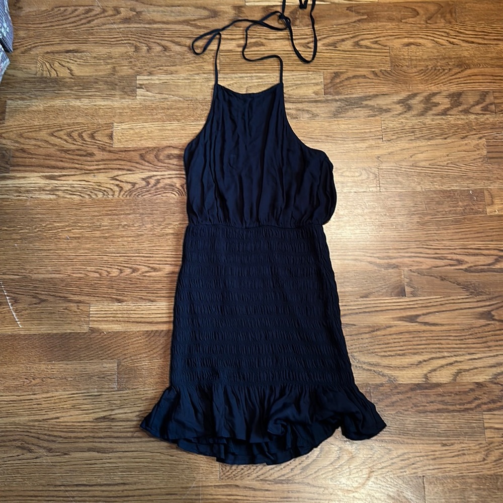 Gab and Kate Black Halter Mini Dress